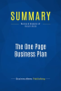 Summary__The_One_Page_Business_Plan