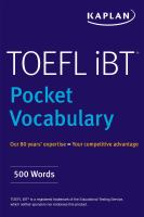 TOEFL_pocket_vocabulary