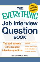 The_everything_job_interview_question_book